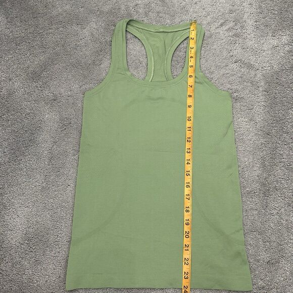 Lululemon Swiftly Tech Racerback 2.0 Tank Top 4 Vista Green Gym Running Workout - Picture 6 of 7